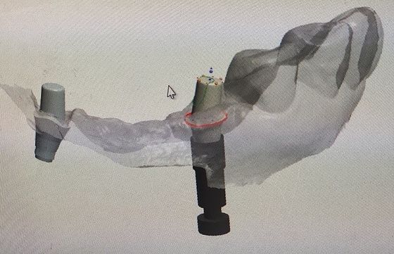 구술 스캐닝한 STL 파일의 CAD 지 상압흔